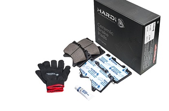 Передние керамические колодки Hardi Z17 Dual-Grip by Powerstop для Lexus LX460 URJ202
