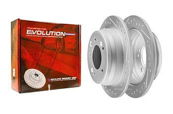 Задний тормозной диск Evolution с перфорацией и насечками, в покрытии GEOMET для Kia CEE'D BS