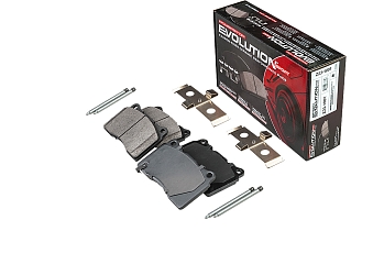 Передние керамические колодки Evolution Sport Z23 для Cadillac, Chevrolet, Ford, Mitsubishi, Opel, Subaru, Tesla