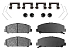 Передние керамические колодки Evolution Sport Z23 для Infiniti QX56, QX80, Nissan Armada, Titan