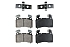 Передние керамические колодки Evolution PLUS Z17 для Cadillac CT6, CTS, Chevrolet Camaro, Opel Insignia, Tesla Model S
