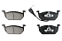 Передние керамические колодки Evolution Sport Z23 для Audi A3, SEAT Leon, Skoda Octavia, Volkswagen Golf