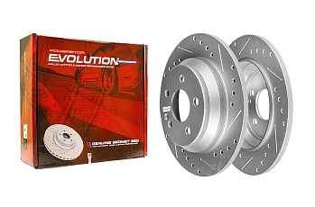 Задний тормозной диск Evolution с перфорацией и насечками, в покрытии GEOMET для Mercedes-Benz EQV, V-Класс, Vito