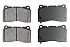 Передние керамические колодки Evolution Sport Z23 для Cadillac, Chevrolet, Ford, Mitsubishi, Opel, Subaru, Tesla