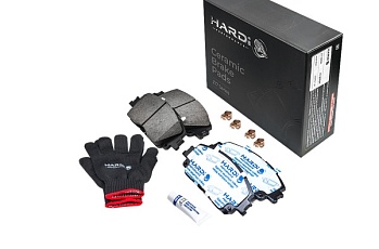 Передние керамические колодки Hardi Z17 Dual-Grip by Powerstop для Toyota WILDLANDER AXAH52L (GAC)