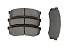 Задние керамические колодки Evolution PLUS Z17 для Lexus GX II, Toyota Fortuner II, Land Cruiser 200, Land Cruiser Prado 150, Mitsubishi Pajero IV, Pajero Sport II
