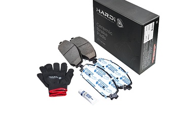 Передние керамические колодки Hardi Z17 Dual-Grip by Powerstop для Jeep WAGONEER WS