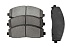 Передние керамические колодки Evolution PLUS Z17