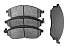 Передние керамические колодки Evolution Sport Z23 для Infiniti EX, FX, Q70, QX50, QX70, Nissan Murano, Pathfinder, Qashqai, Skyline, Skyline Crossover