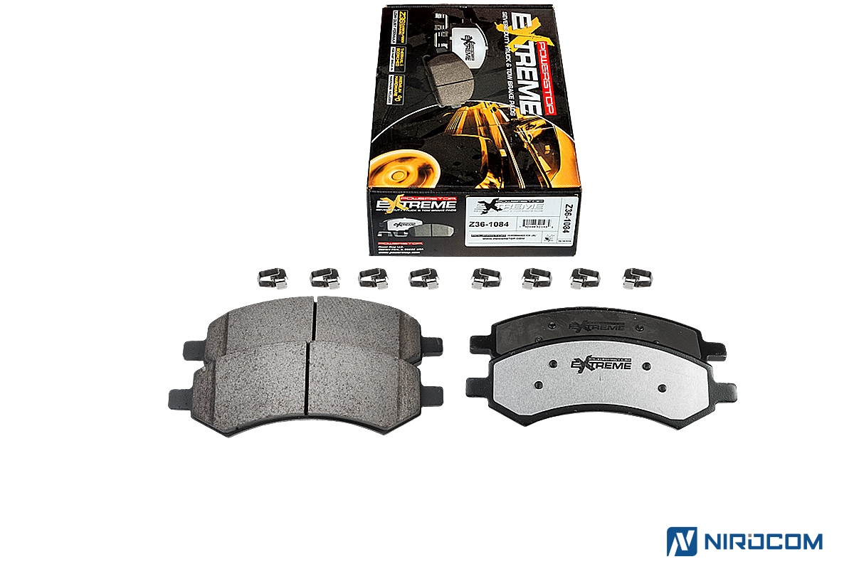 Передние керамические колодки Extreme Truck & Tow Z36 для Dodge RAM IV