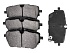 Задние керамические колодки Evolution PLUS Z17 для Aito/Seres M5, LiXiang L7, L8, L9, One, NioES7, ES8, ET5, Voyah Free