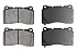 Передние керамические колодки Evolution Sport Z23 для Cadillac, Chevrolet, Ford, Mitsubishi, Opel, Subaru, Tesla