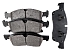 Передние керамические колодки Evolution Sport Z23 для Jeep Grand Cherokee IV (WK, WK2), Mercedes-Benz GL-Класс (X166), GLE (W166), GLE Coupe (C292), GLS (X166), M-Класс (W166)