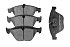 Передние керамические колодки Evolution Sport Z23 для BMW 5 (E60/E61), 6 (E63/E64), 7 (E65, E66)