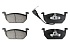 Передние керамические колодки Evolution Sport Z23 для Audi A3, SEAT Leon, Skoda Octavia, Volkswagen Golf