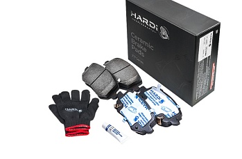 Задние керамические колодки Hardi Z17 Dual-Grip by Powerstop для Haval H5 CC6520BS