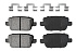 Задние керамические колодки Evolution PLUS Z17 для Ford Focus, Galaxy, Kuga, Mondeo, S-MAX, Land Rover Freelander, Volvo S80, V70, XC70